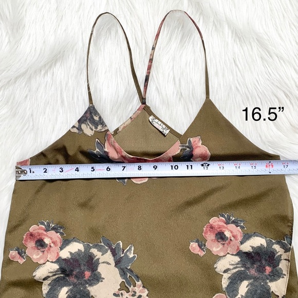 SOLD-Free People Floral Mini Slip Dress - Picture 12 of 13